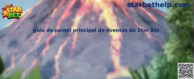 Guía del panel principal de eventos de Star Bet