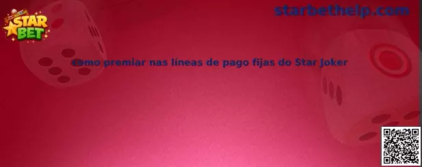 Star Joker líneas de pago