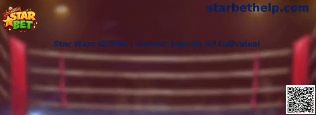 Star Wars KOTOR clásico juego de rol individual