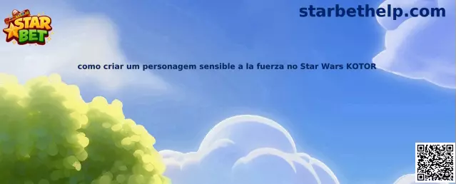 Cómo crear un personaje sensible a la Fuerza en Star Wars KOTOR